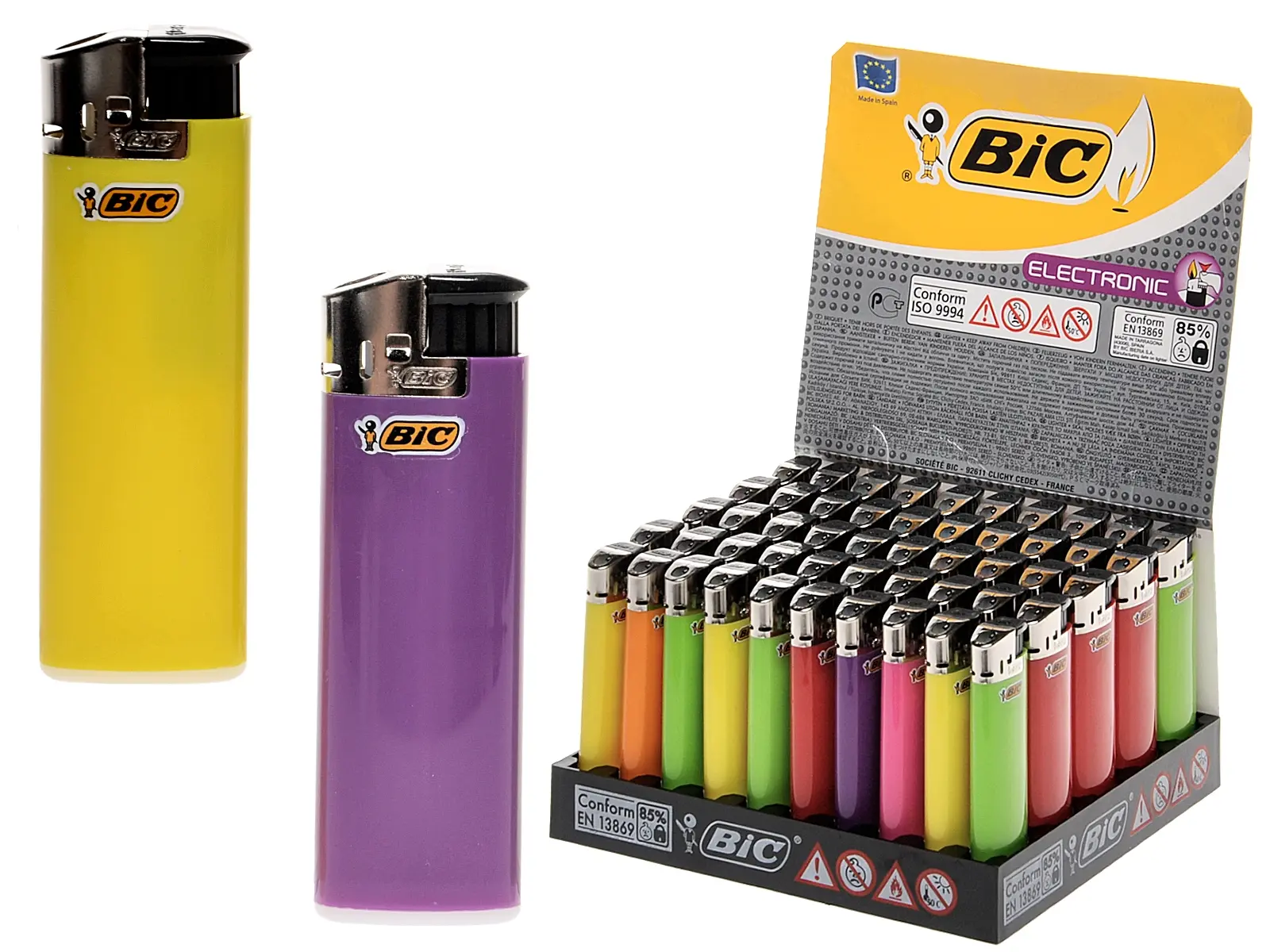 BIC Maxi Feuerzeug Electronic, Displ. x 50