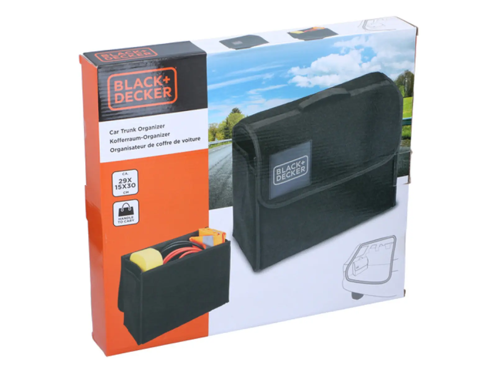 BLACK+DECKER Kofferraumtasche 35x15,5x31,5cm 316g