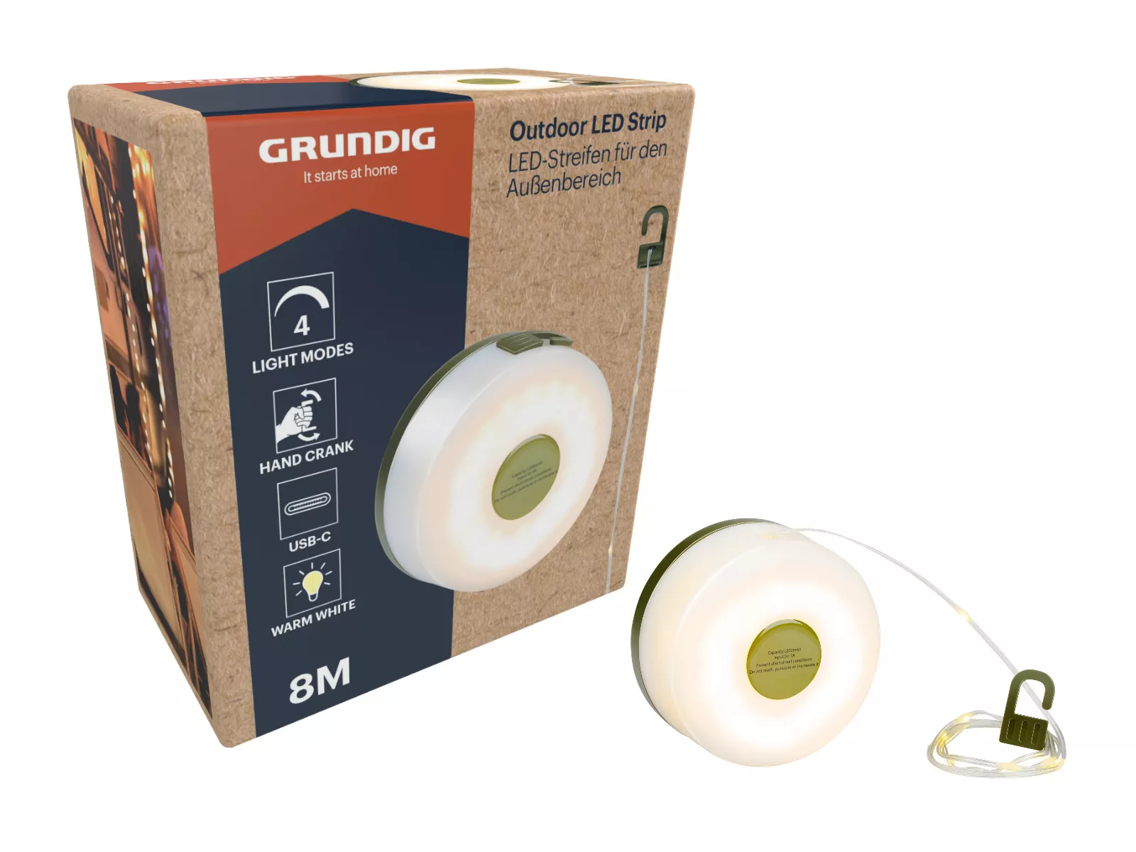 Outdoor Camping Laternenkette 8m