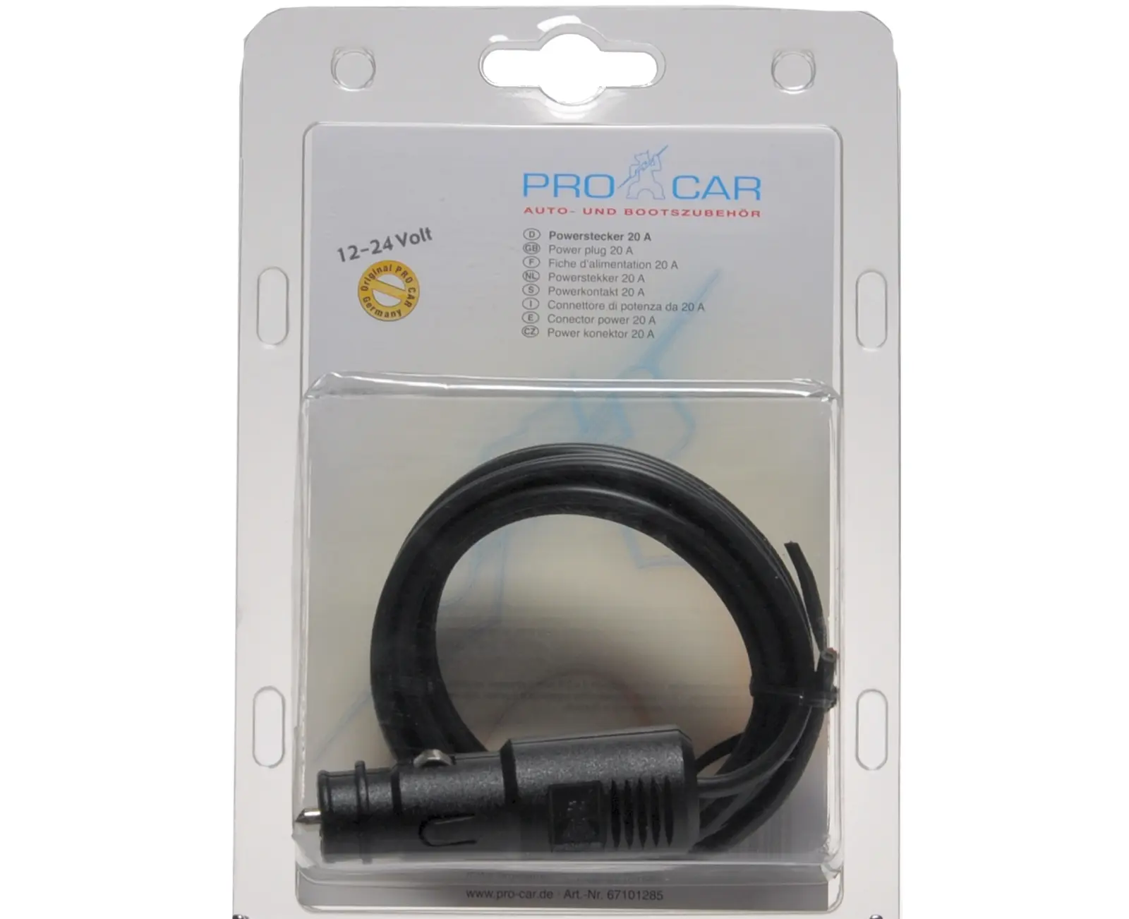 Powerstecker 20A,&Kabel 1,2m  Blister