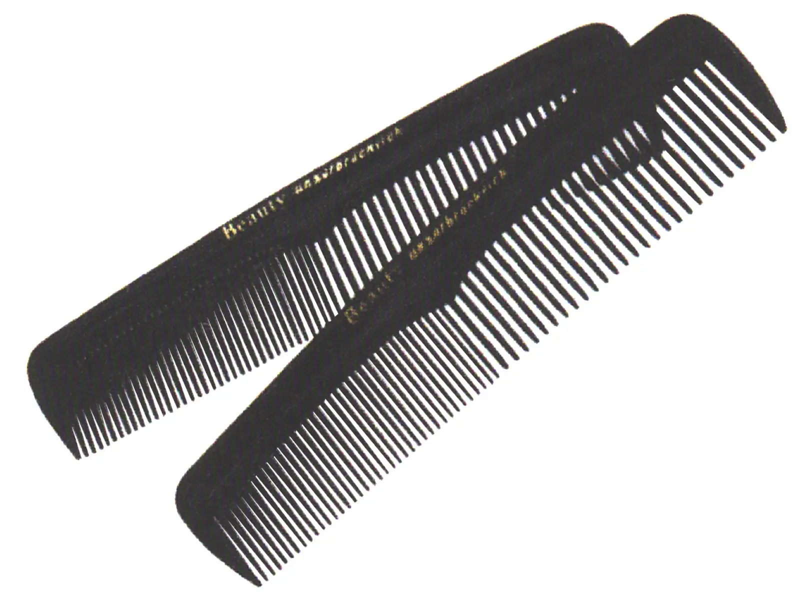 Kamm 2er schwarz 13x3