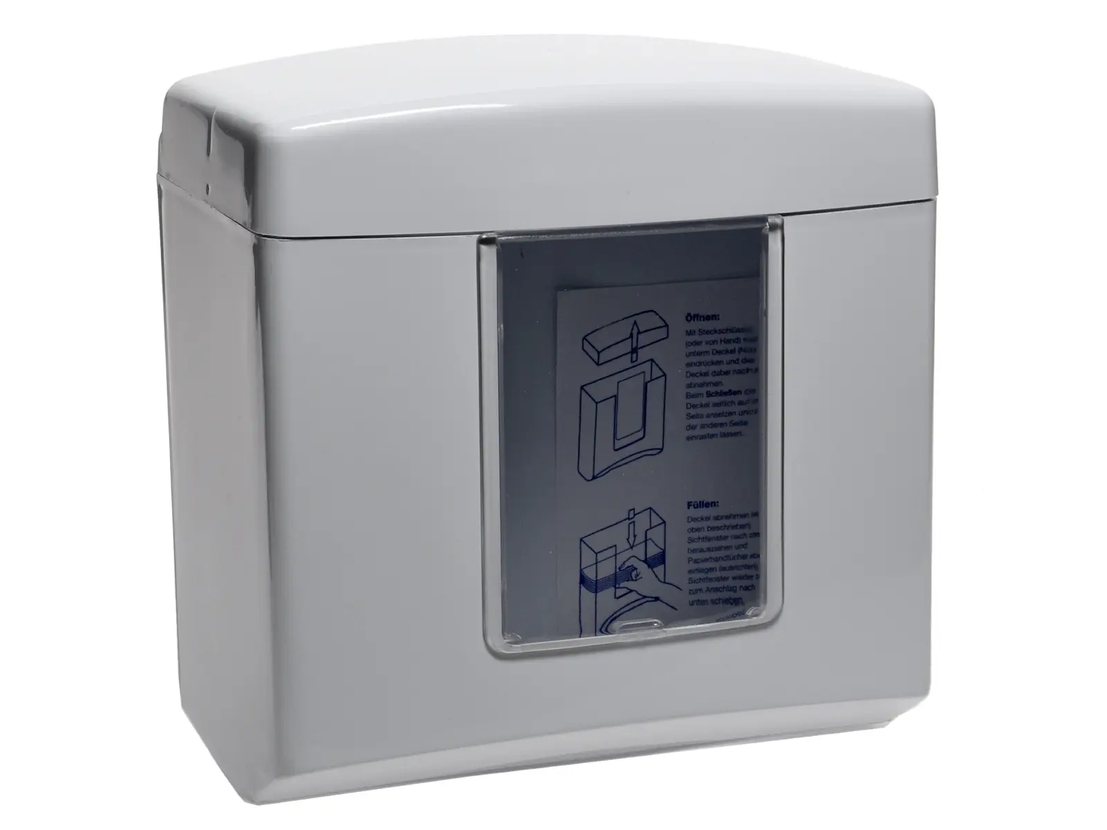 Handtuchbox für Papierhandtuch  Z-Falz weiss