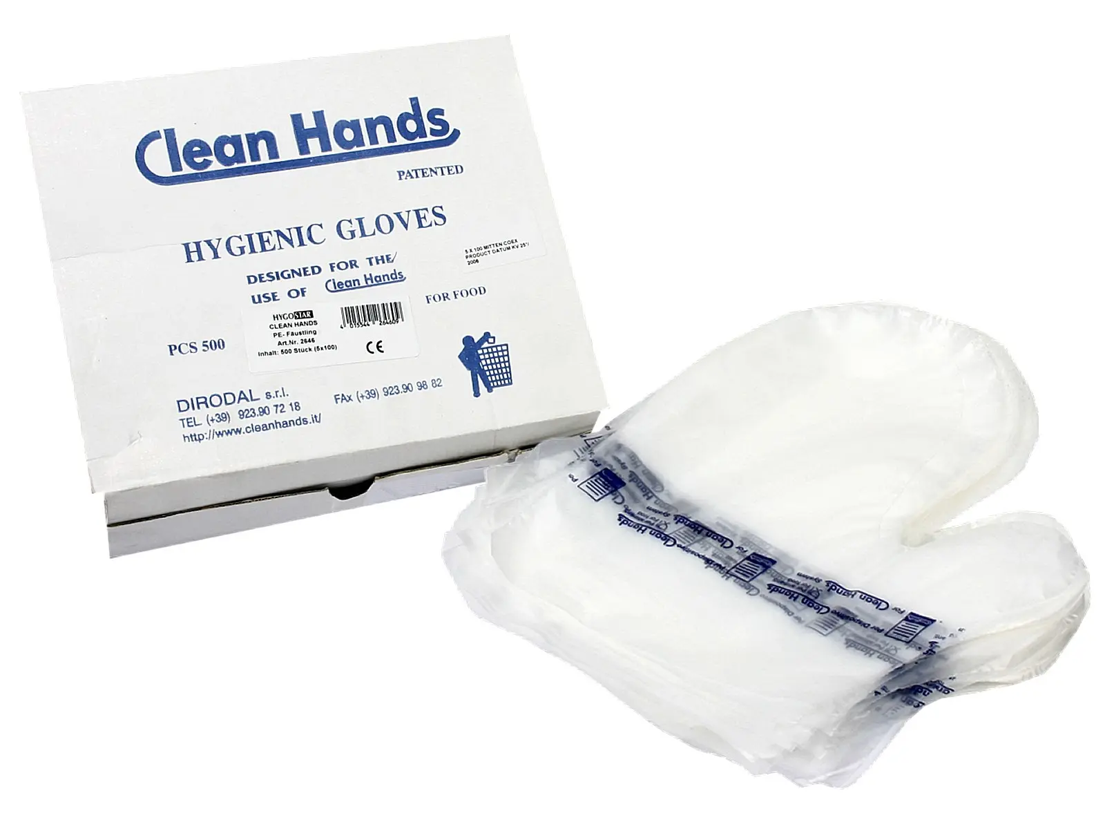 Hygiene-Handschuhe Fäustling coex (1x100)