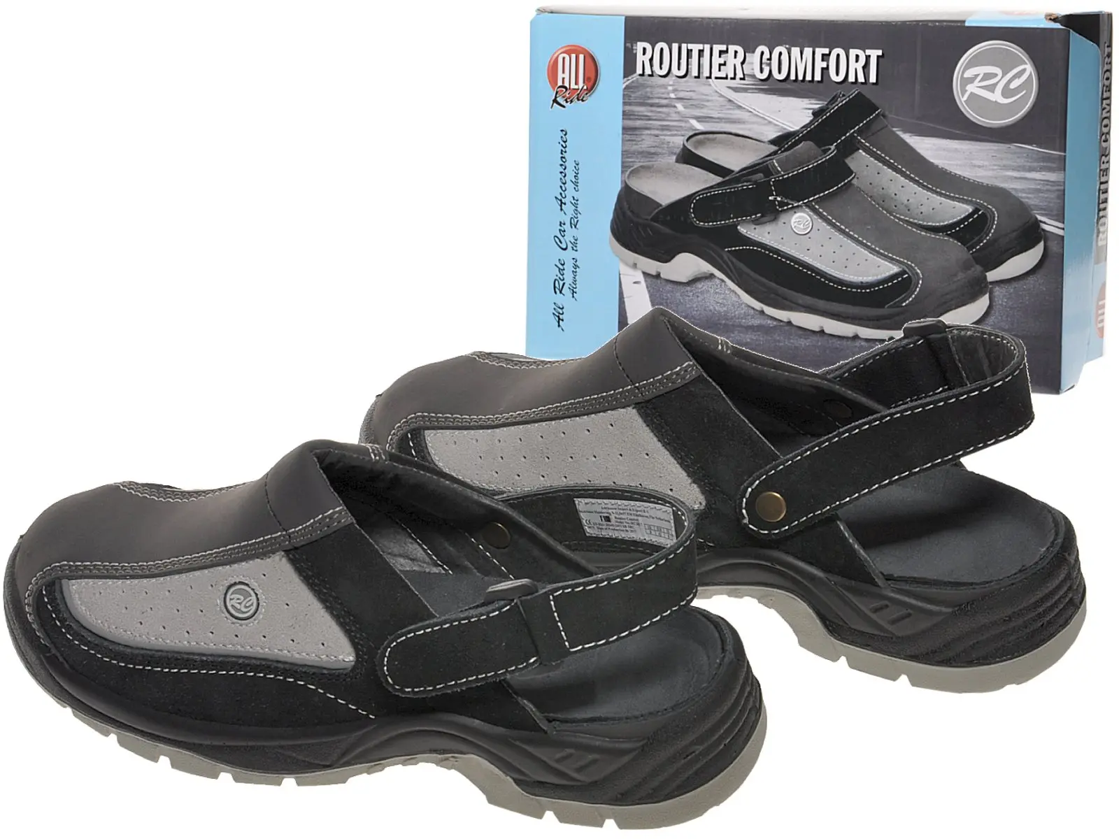 RC Sicherheitsschuhe Safety Slipper schwarz Gr. 41