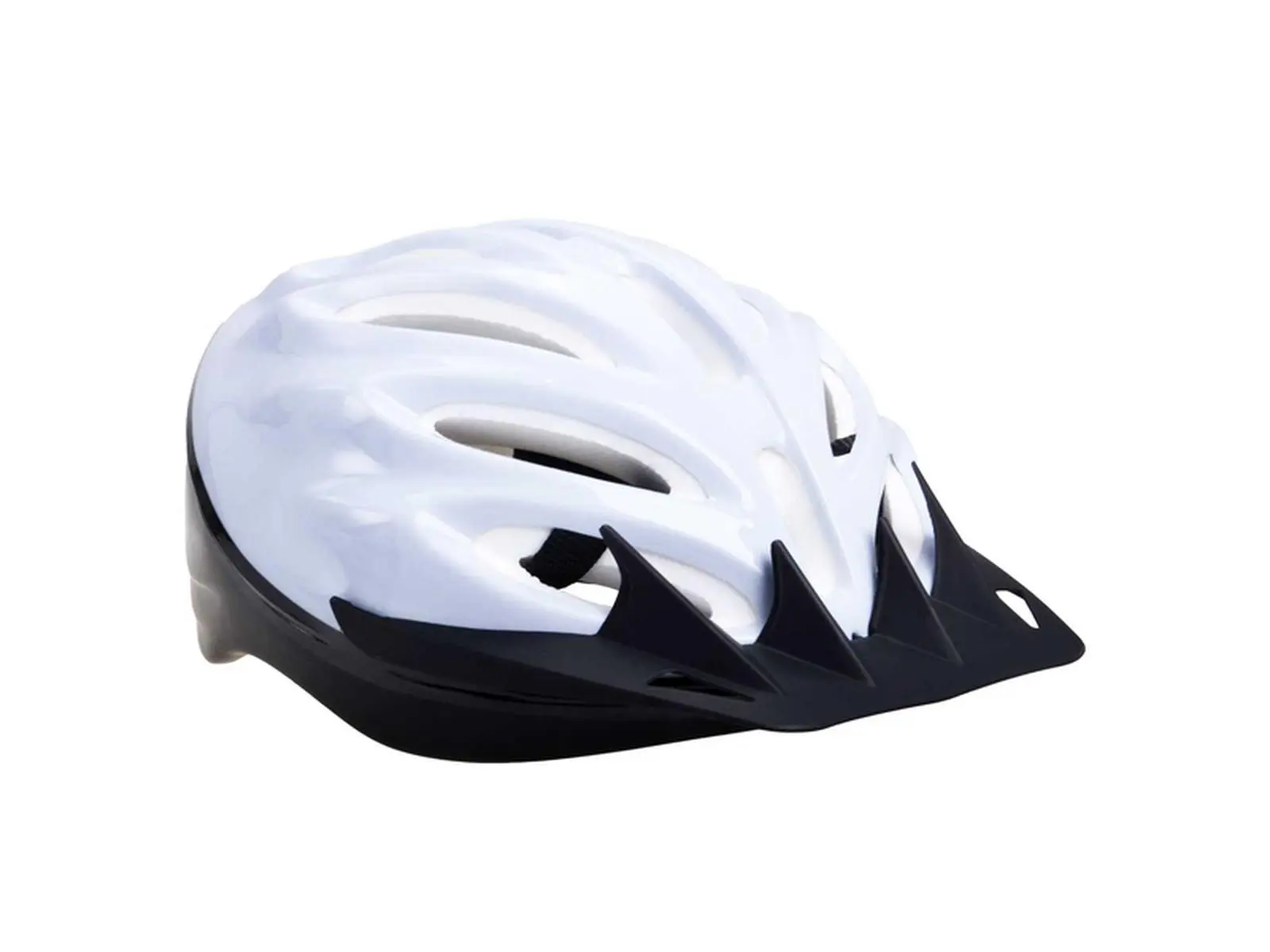 Fahrradhelm weiß glänzend, U 55-59cm