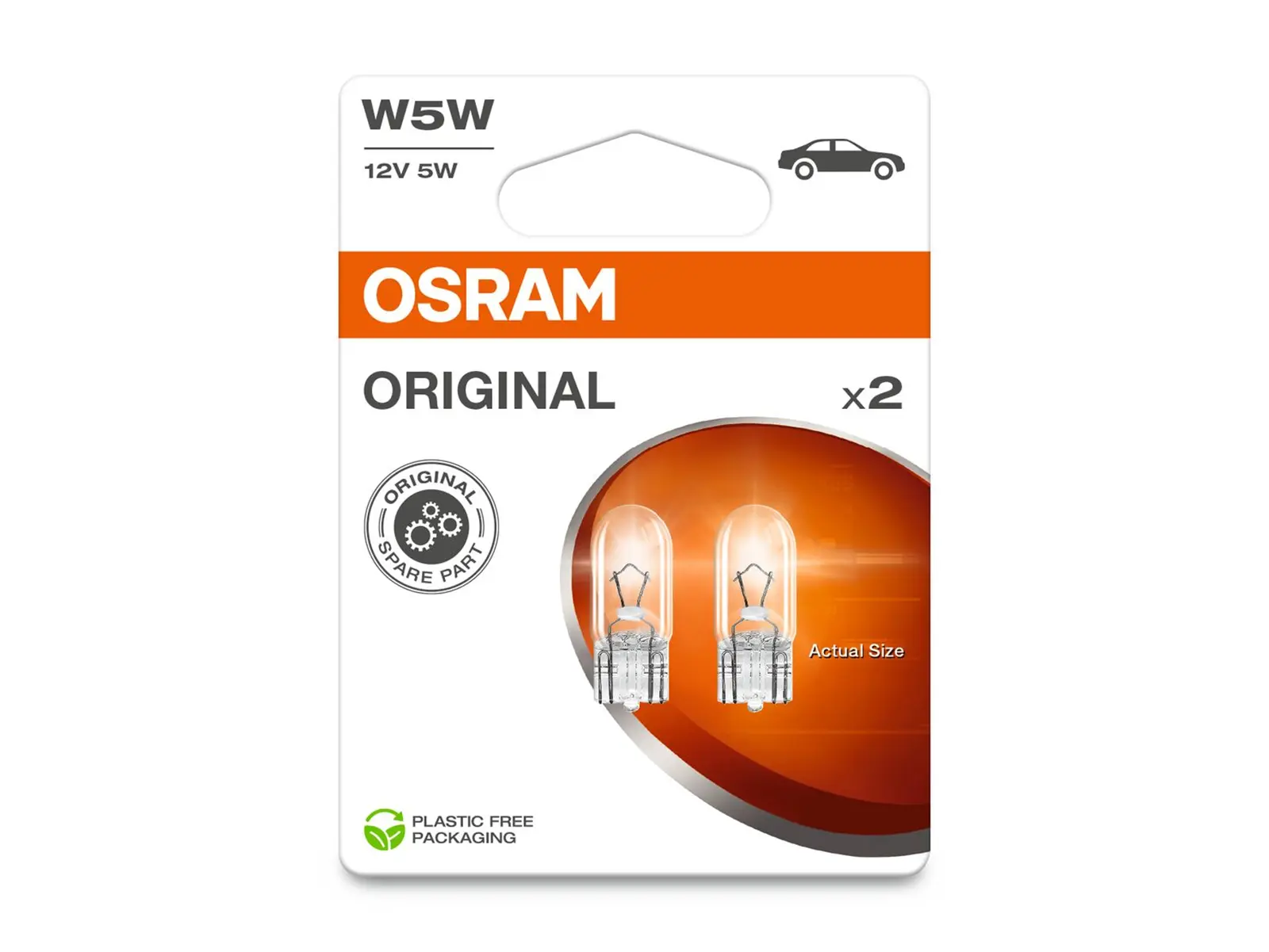 OSRAM Glass W2,1x9,5d 12V/5W 2erB  NR.21