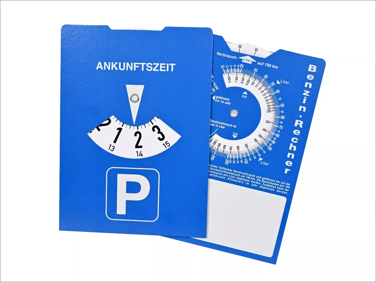 Parkscheibe mit Benzinrechner, für Österreich VE10