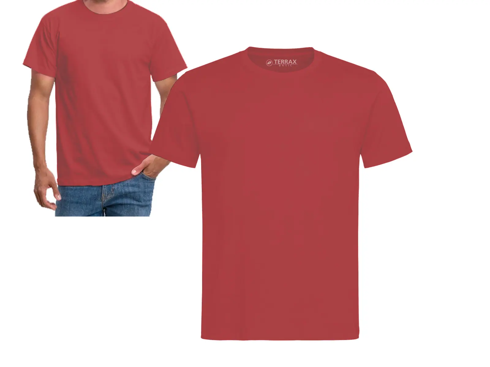 Herren T-Shirt rot Gr. M