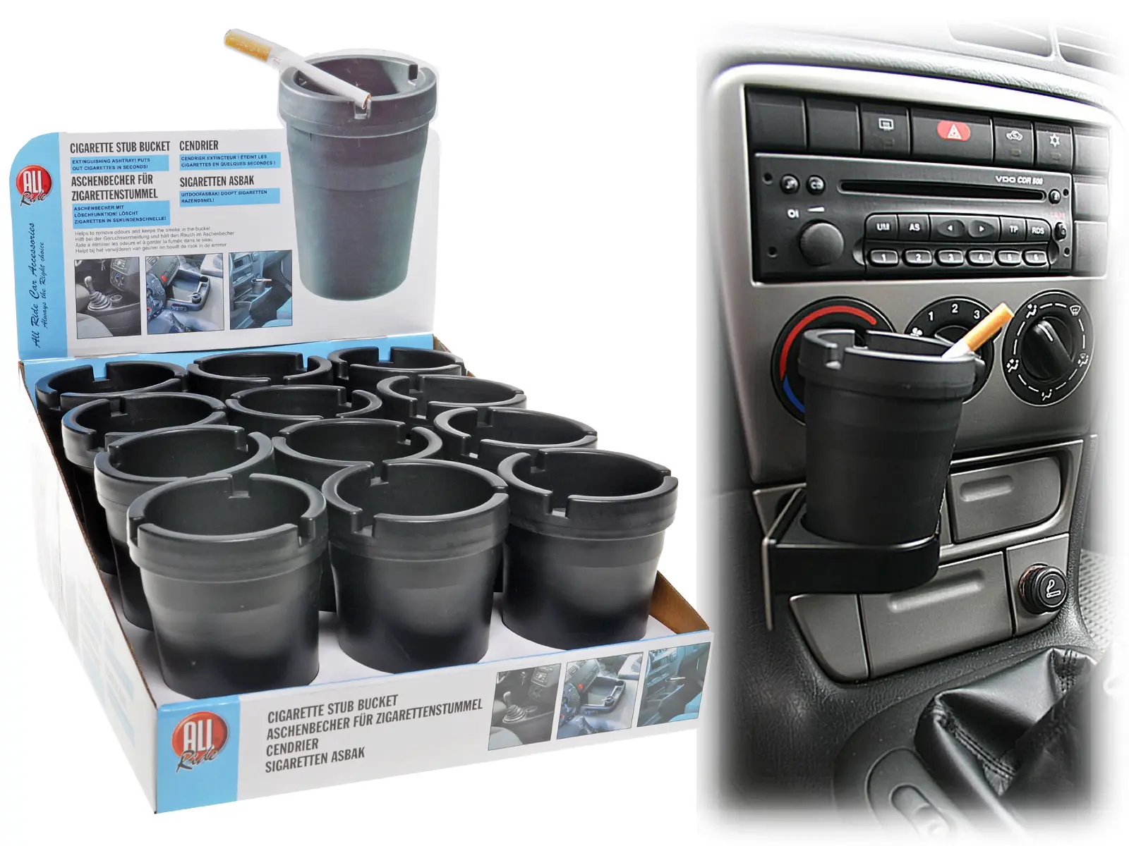 Aschenbecher Stub Bucket für Dosenhalter  Dispx12