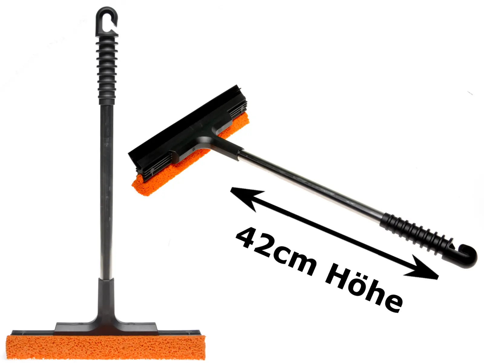 Wischer + Abzieher mit Alustiel, 24cm Breite