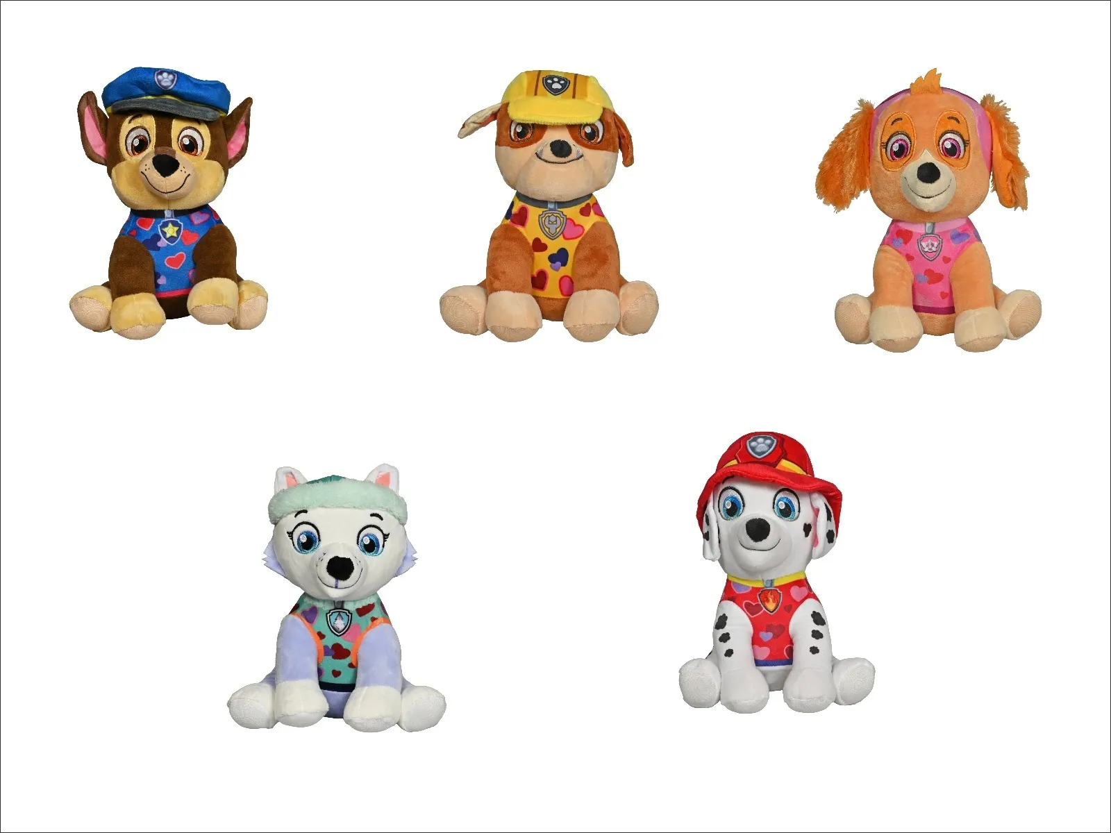 Plüschtiere Paw Patrol 18cm,mehrfach sortiert,VE12