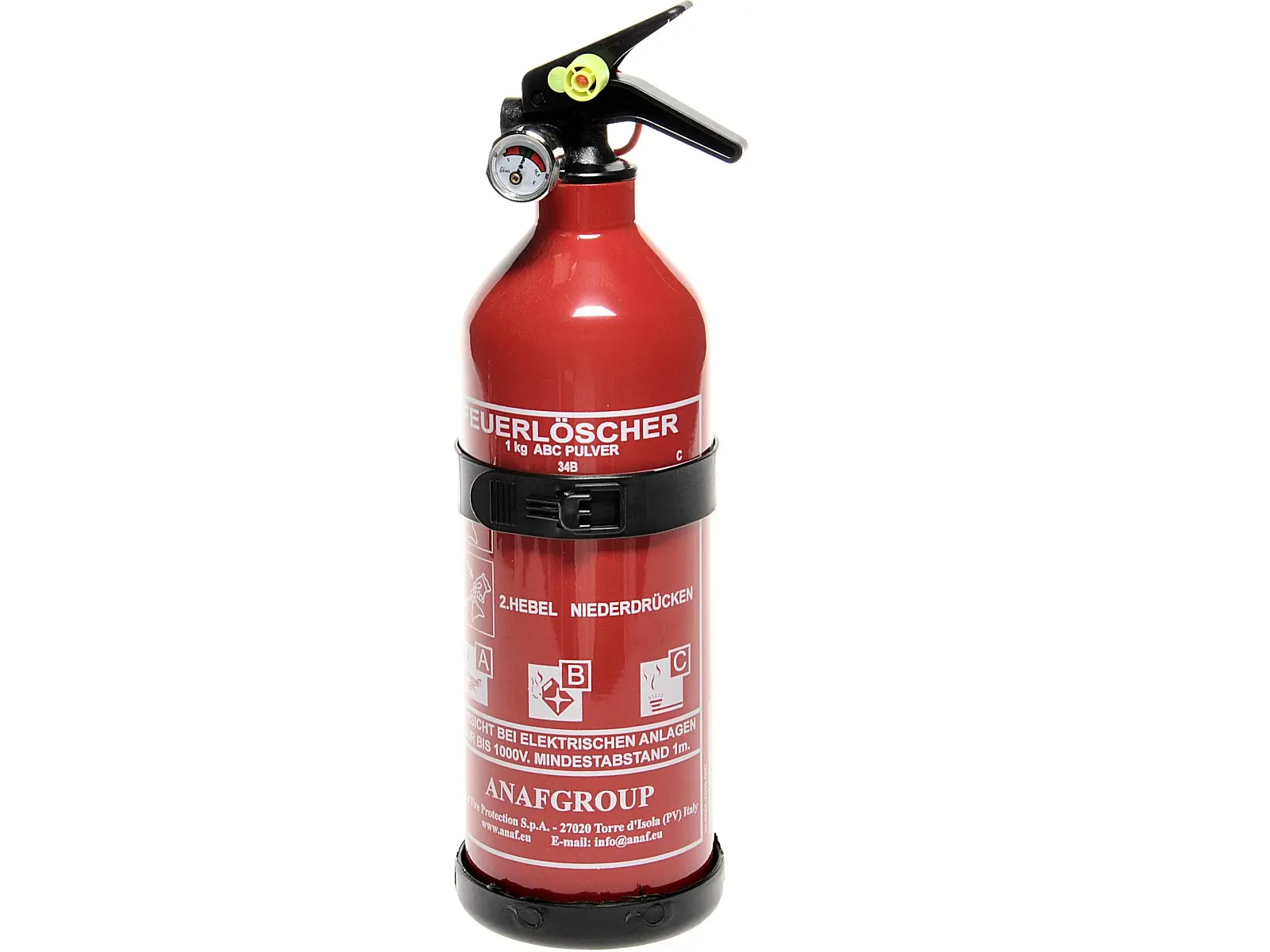 Feuerlöscher 1KG mit Halterung