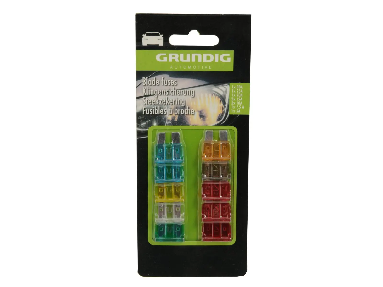GRUNDIG Stecksicherung 10er Set, 5A - 30A