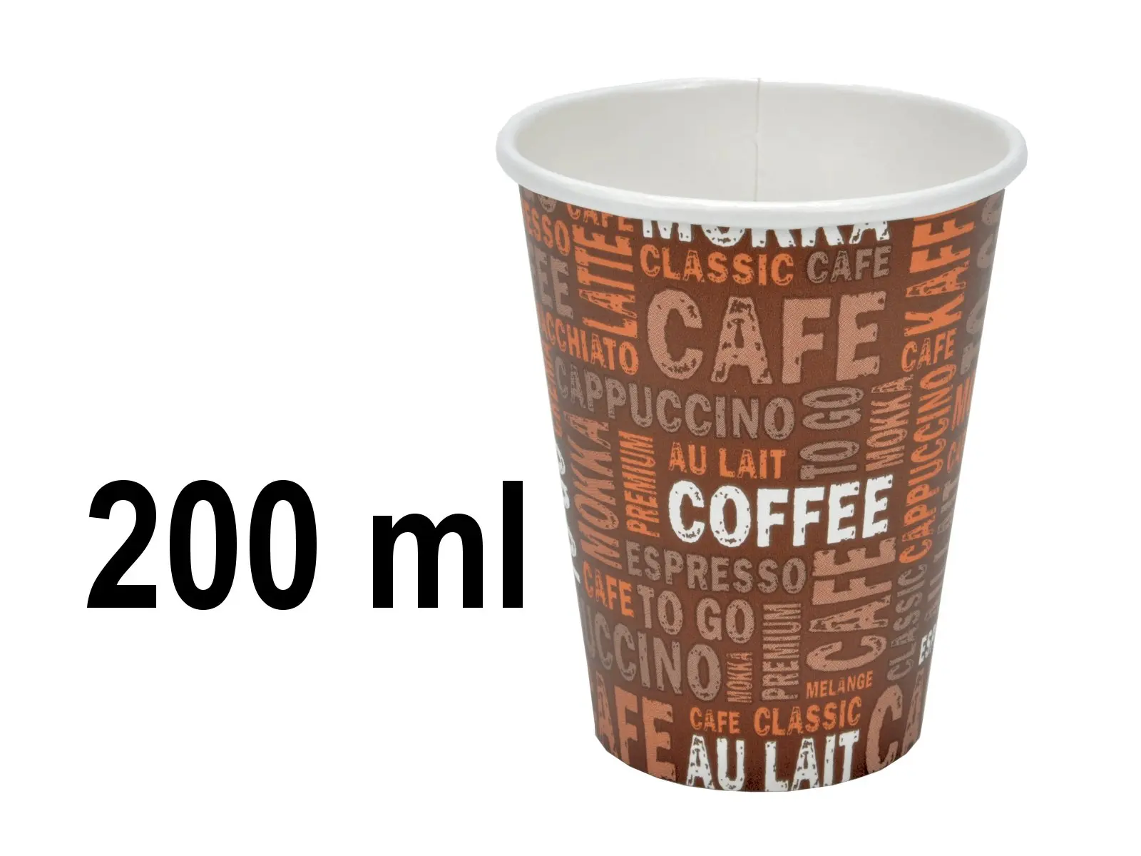 Kaffeebecher to Go  200ml   (20x50Pack)