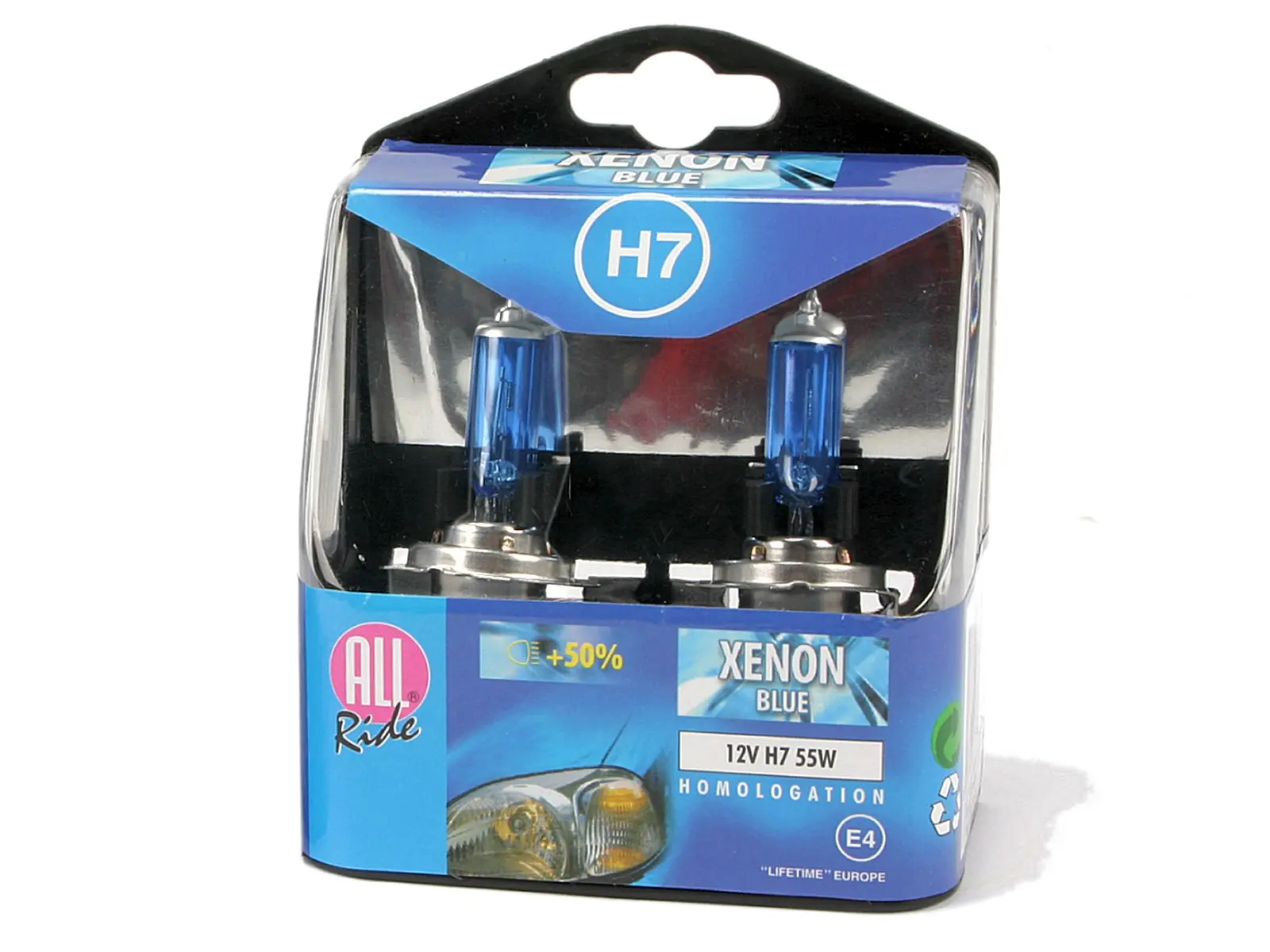 Birne H7 12V /55W XENON BLUE 2erBox   VP50