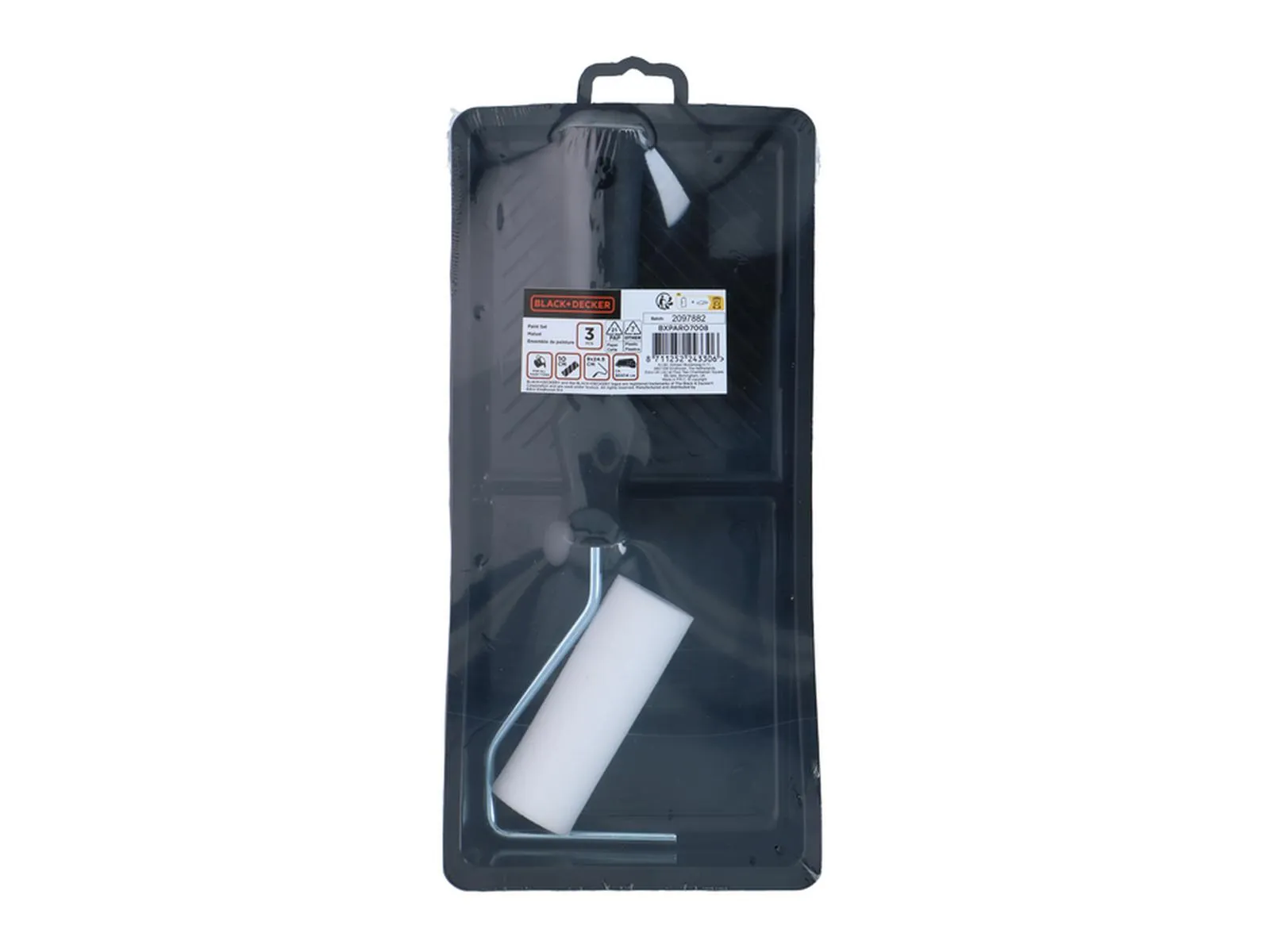 Malset mit Farbwanne 30x14cm, 3-tlg.