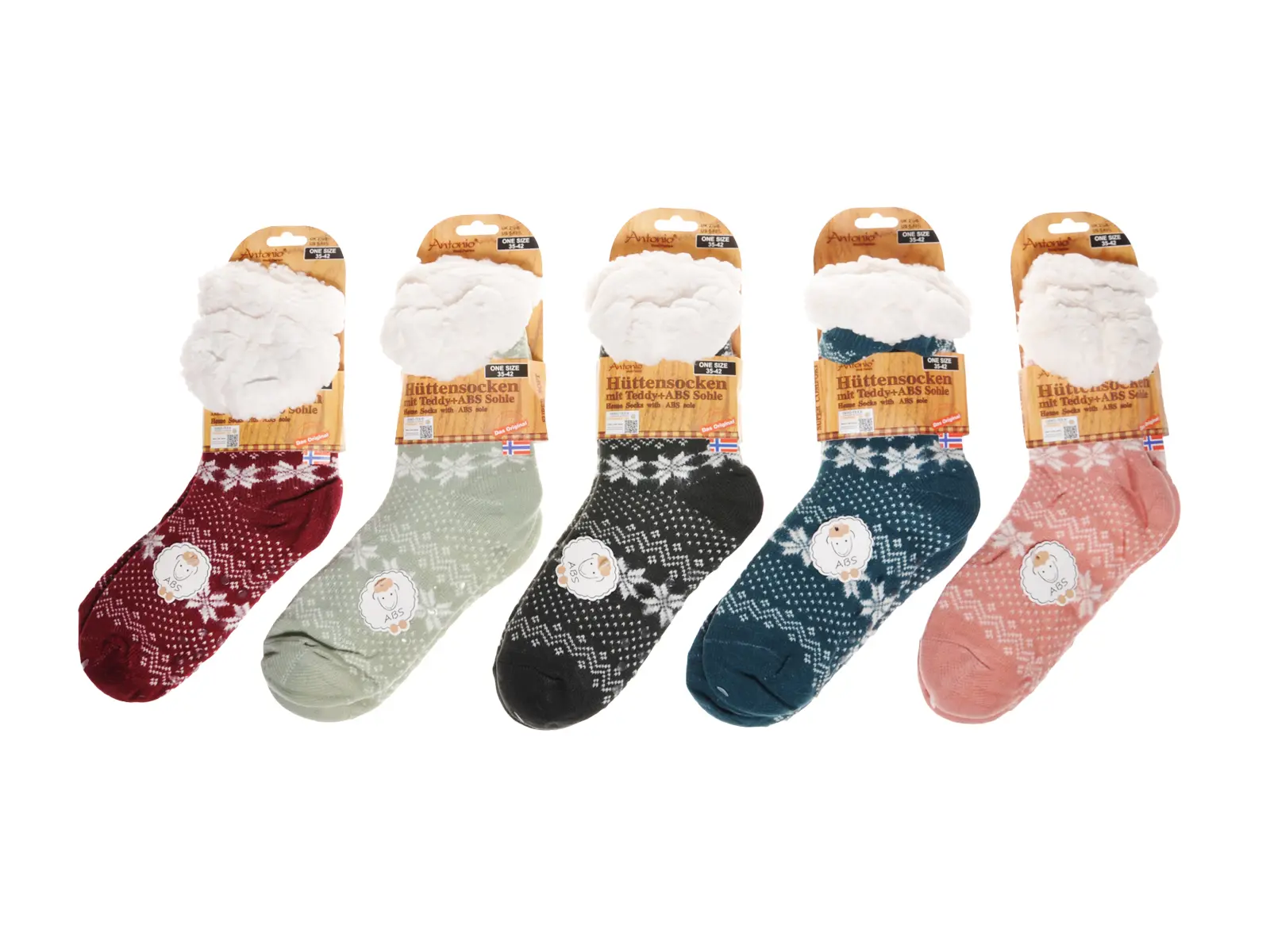 Hüttensocke Damen Fashion Colors ONESIZE