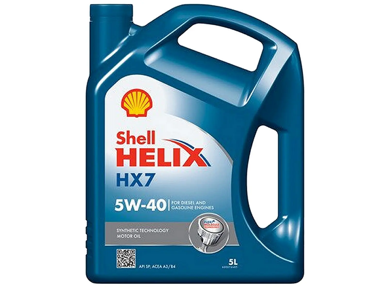 Motorenöl SHELL Helix HX7, 5W-40, 5,0L