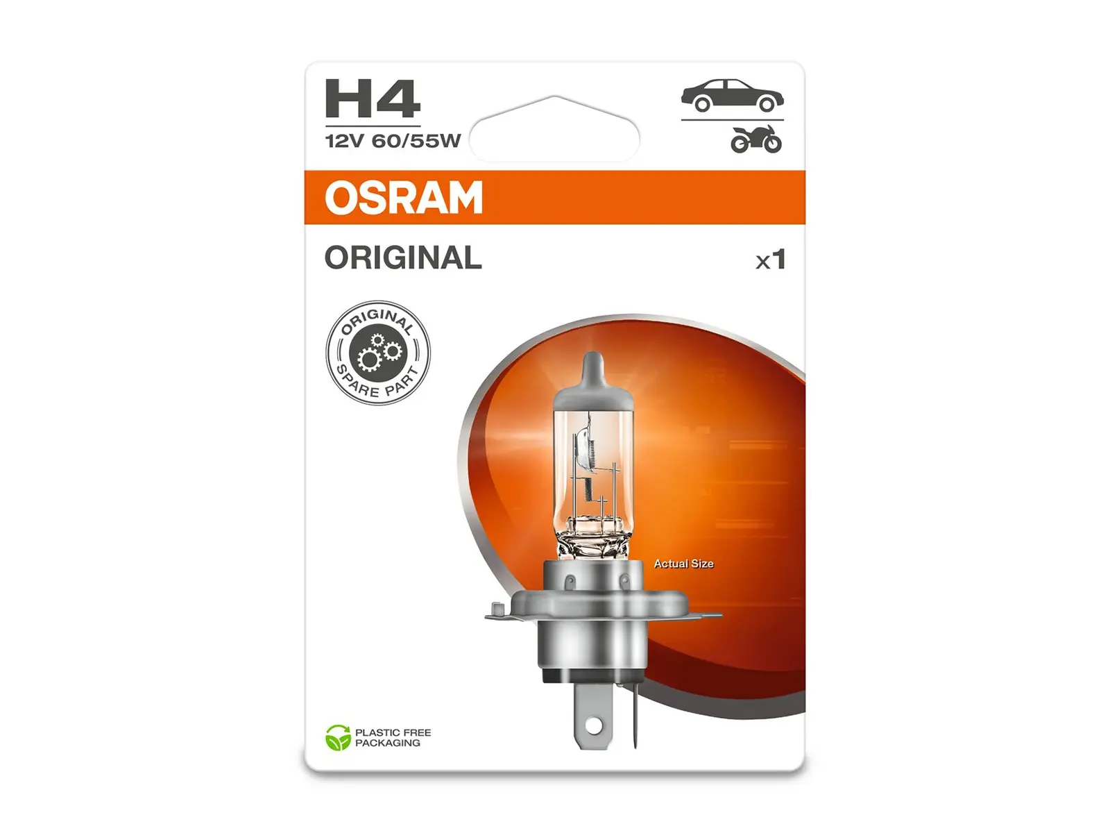 OSRAM Birne H4 60/55W P43T 12V      NR 1